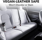 Tesla Seat Cleaner & Stain Remover - Biodegradable, Safe on Black & White Vegan Leather, Interior Cleaning Products for Seats, Dash, Console | Tesla Model 3 Y S X Car Accessories for 2025