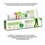 Natural Strong Denture Adhesive NaturDent holds Dentures Longer and Stronger No Zinc No Petrochemical No Paraben No Yucky Taste