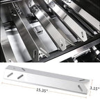 Grill Heat Tent Replacement Parts for Cuisinart GAS9556AS GAS2556AS 5 Burner Heat Plate Shield Grill Parts for Cuisinart GAS9456AS GAS2456AS GAS1456ASO GAS1456BSO GAS2420AS, 5 Pack