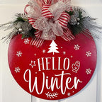 Christmas Stencils for Painting on Wood Crafts Large Holiday Winter Xmas Merry Christmas Stencil Reusable for Adult Ornament Paint Card Wall Porch Sign Glass Fabric Door (9 Christmas Sign)
