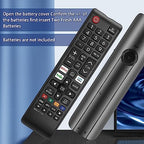 【Pack of 2】 Samsung TV Remote Control Replacement Universal for Smart TV 2010-2023 Models - Works with Samsung LED/LCD/QLED/4K UHD TVs, HDTV Remote with Easy Setup Durable Design