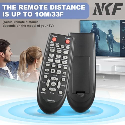 AH59-02434A Remote for Samsung SoundBar Speaker System - No Programming Needed, Replacement Remote for Samsung Sound Bar Speaker System Models HW-E450 HW-E550 HW-E551