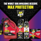 Raid MAX Perimeter Protection, 1 Gallon, Indoor & Outdoor Insecticide Spray with Reusable Electric Sprayer