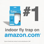 Safer Home SH502-2SR 2 Indoor Plug-in Fly Traps for Flies, Fruit Flies, Moths, Gnats, and Other Flying Insects – 2 Traps + 2 Glue Cards