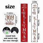 Christmas Stencils for Painting on Wood Crafts Large Holiday Winter Xmas Merry Christmas Stencil Reusable for Adult Ornament Paint Card Wall Porch Sign Glass Fabric Door (9 Christmas Sign)