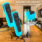 Cover for Dish Network Remote, Case for Dish TV Remote Control 52.0/54.0 Replacement, Silicone Skin Sleeve Glow in The Dark Sky Blue