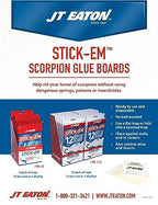 Stick-Em 198-12S 12 Pack Scorpion Glue Trap, Brown/A