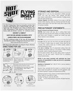 Hot Shot Flying Insect Trap, Discreet, Trap Attracts, Captures and Kills House Flies and Fruit Flies, 24/7 Continuous Attraction, No Plug-in Or Electricity Needed, 6 Count