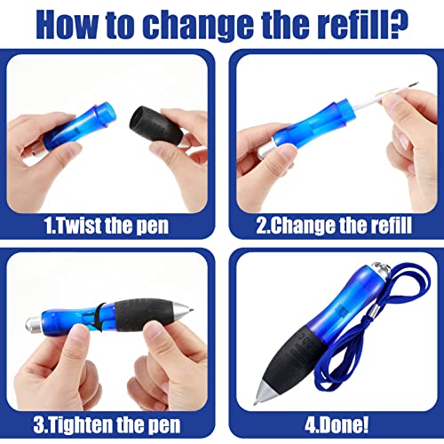 HEAVIER Weighted Pens for Hand Tremors, Parkinsons Patients, Arthritis Hand, Carpal Tunnel Syndrome & Low Grip Strength - Big Fat Pens to Help Elderly - Weighted Wide Grip Pens (2 Pen with 4 Refills)