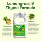 BugMD Mosquito Amigo Ant Killer & Bug Spray - Outdoor Roach, Cockroach, and Spider Killer, Fly and Insect Defense, Natural Plant-Based Formula, Safe with Essential Oils