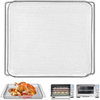 Air Fryer Basket for Breville BOV900BSS Smart Oven Air Fryer Pro,16.5"D x 11.8"W x 1.1"H Food Grade Steel Mesh Baskets Accessories Tray for Breville Air Fryer Toaster Oven, Microwave Oven