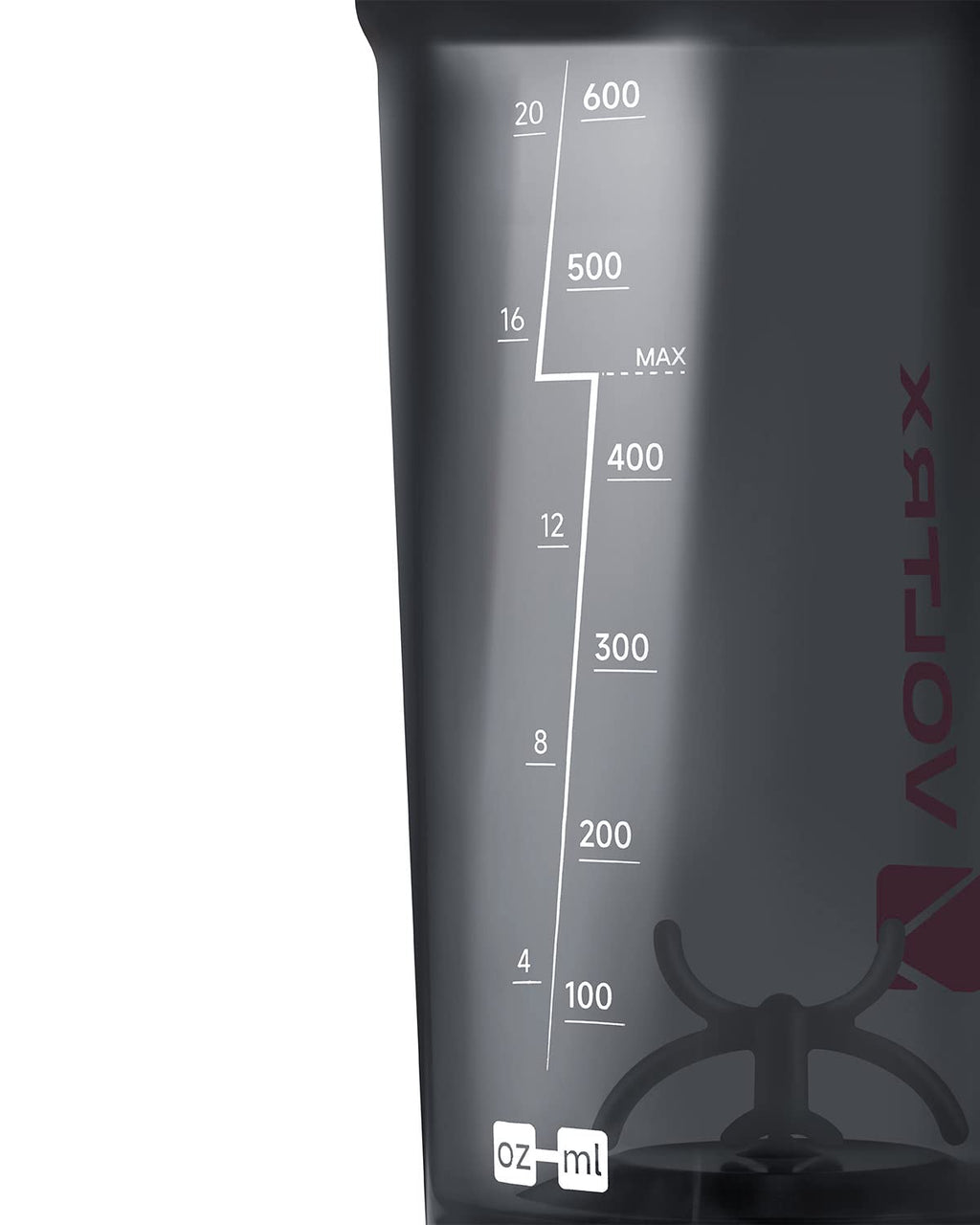 VOLTRX Shaker Bottle, Gallium USB C Rechargeable Electric Protein Shake Mixer, Shaker Cups for Protein Shakes and Meal Replacement Shakes, BPA Free, Made with Tritan, 24oz