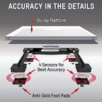 Taylor Digtal Scales for Body Weight, Highly Accurate 400 LB Capacity, Auto On and Off Scale, 11.8 x 11.8 Inches, Charcoal Grey