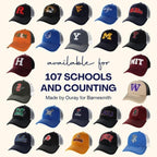 Barnesmith NCAA Adjustable Trucker Hat Unisex Adult Relaxed Fit, 100% Cotton, Sideline Logo, One Size Fits All