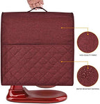 Stand Mixer Dust-proof Cover for KitchenAid Mixer，Multi Pockets for Various Kitchen Appliance Accessories，Water-resistant，Easy Cleaning (Wine red, Fit for Bowl Lift 5-8 Quart)