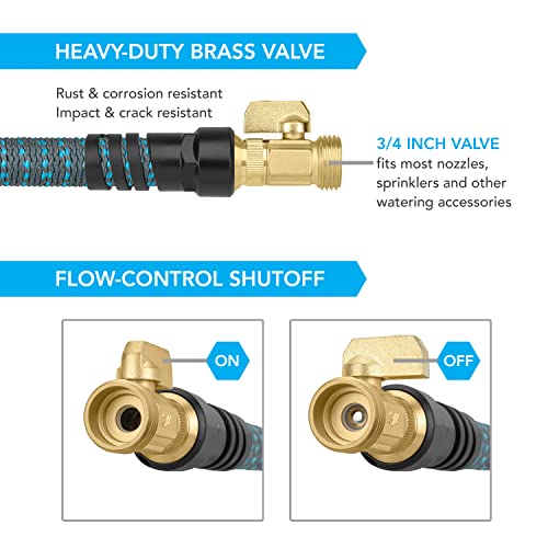 HYDROTECH Burst Proof Expandable Garden Hose - Water Hose 5/8 in Dia. x 25 ft.