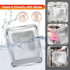GWY Toaster Oven Tray Replacement for Cuisinart TOA-29 TOA-28 AFR-25 Toaster Air Fryer Convection Oven, Steel Pan Air Fryer Tray Replacement Air Fryer Toaster Oven Accessories