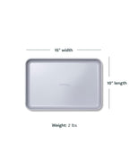 Caraway Non-Stick Ceramic Medium Baking Sheet - Naturally Slick Ceramic Coating - Non-Toxic, PTFE & PFOA Free - Perfect for Baking, Roasting, and More - Medium (15" x 10") - Black