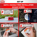 Ant Traps Indoor by ORTHO Home Defense 10pk- Metallic & Adhesive Pet Friendly Ant Killer Indoor & Ant Killer Outdoor - Ant Trap & Ant Bait Traps Indoor Ant Killer - Ant Traps Outdoor,Ant Bait Outdoor