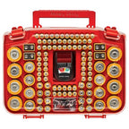 Ontel Battery Daddy Smart - Battery Organizer Storage Case with Tester, Stores & Protects Up to 150 Batteries, Clear Locking Lid, As Seen On TV, Smart - 150 Batteries (BADAS-MC4)