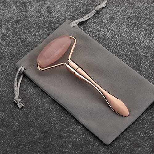 Tekson Face Massager Roller, 2-in-1 Jade Roller Facial Sculptor, Skin Care Tool for Skin Tightening, Anti-Aging, Reduce Puffiness/Wrinkles, Improve Facial Contour, Promote Lymphatic Drainage