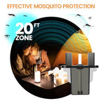 INRAGEO Rechargeable Mosquito Repeller Refills, Compatible with Thermacell E-Series & Radius Only, No DEET, Spray or Flame（4 Refills）