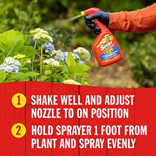 Sevin Insect Killer Ready to Use 32 ounces, 1 Count (Pack of 1)