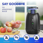 MAGGIFT Bug Zapper, Fruit Flies Trap, Electric Mosquito & Fly Zappers Fly Trap for Outdoor & Indoor for Home, Camping, Gnats, Backyard, Patio