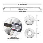 Grab Bars for Shower, 2 Pack 36-Inch Anti Slip Shower Handles for Elderly, Safety Shower Grab Bar, Stainless Steel Handicap Grab Bars for Bathroom,Toilet (Brushed Nickel, 1" Diameter)