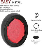 Life Q10 Ear Pads Replacement Ear Cushion Foam Soft Earpads Compatible with Anker Soundcore Life Q10 / Q10 BT/Life 2 NEO Bluetooth Headphones Ear Cushion (Black/Red)