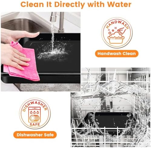 Air Fryer Grill Pan for Ninja Foodi DT251 DT201 DT200 Digital Air Fryer Countertop Oven, 13.6 * 11.6'' Air Fryer Grill Plate Crisper Plate Rack Accessories Replacement Parts Tray,Dishwasher Safe