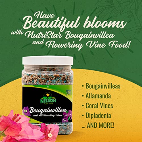 Nelson Plant Food - Bougainvillea Fertilizer - Outdoor and Indoor Plant Fertilizer - All Purpose Plant Food for Vines - Easy Use Granular Fertilizer (4 lb)
