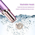 Replacement Heads for Flawless Generation 2, Facial Hair Removal Replacement Heads for Women, Compatible with Finishing Flawless Facial Hair Remover, Double Halo Replacement Heads Gen 2(4 Count)