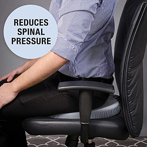 HealthSmart 360 Degree Swivel Seat Cushion, Chair Assist for Elderly, Swivel Seat Cushion for Car, Twisting Disc, Gray, 15 Inches in Diameter