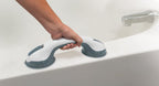 NLAAHCE Shower Grab Bar Heavy-Duty (2Pack) 12-Inch ADA Compliant Shower Handles for Elderly Suction Shower Grab Bars for Seniors Handicap Safety Handrail for Bathtubs Shower Assistance