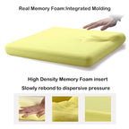 Sigmat Recliner Cushion for Elderly with Memory Foam 20x20x3 Inches Large Square Seat Cushion for Recliner Chair, Floor Pillow, Truck Seat Cushion Grey