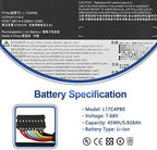 ANTIEE L17C4PB0 Laptop Battery Replacement for Lenovo Flex 6-14IKB 14ARR IdeaPad 530S-14ARR 530S-15IKB 530S-14IKB Series L17M4PB0 L17M4PB2 L17C4PB2 5B10Q16066 5B10Q22883 5B10Q16067 7.68V 45Wh 5928mAh