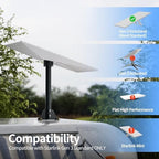 for Starlink Gen 3 Mount Kit Pivot Roof Mount for Starlink Gen 3, Adjustable Pole Mount 16" for V3 Standard Dish Kickstand Roof Wall Mounting, Starlink Accessories