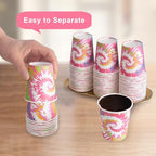 Huifany 3 oz Bathroom Cups – 600 Count, Small Paper Cups, Mouthwash Cups, Snack Cups Disposable, Bathroom Rinse Cup, Mini Cup for Juice, Coffee, Tea, Water