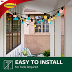 Command Outdoor Light Clips, 16 Clear Clips and 20 Command Strips, Damage Free Hanging Outdoor Light Clips with Weather Resistant Strips, No Tools Wall Clips for Hanging Outdoor Lights and Cables