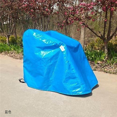 Wheelchair Cover Waterproof Thickened Velvet Lining,Outdoor Mobility Scooter Covers,Travel Storage Power Electric Wheelchair Accessories with Free Carrying Bag (Blue)