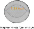 Splatter Shield for Ninja FG551 Foodi,Accessories for Ninja Foodi Smart XL 6-in-1 Indoor Grill,Stainless Steel Splatter Screen