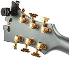 D'Addario Accessories Guitar Tuner - Micro Headstock Tuner - Tuner for Acoustic Guitar, Electric Guitar, Bass Guitar, Mandolin, Banjo, Ukelele, Cello, Double Bass & More - Universal Clip On - 1pk