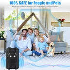 4 Pack Under Hood Rodent Repellent for Cars Ultrasonic pest Repeller Battery Operated with Strobe Light To Scare Away Rodent Mice Squirrel Repellent for CarEngine Truck RV Warehouse Vehicle Protection