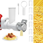 Pasta Maker Attachment for KitchenAid Stand Mixer with 6 Interchangeable Pasta Press Plates, Gourmet Durable Kitchenaid Accessories and Attachments Dishwasher Safe