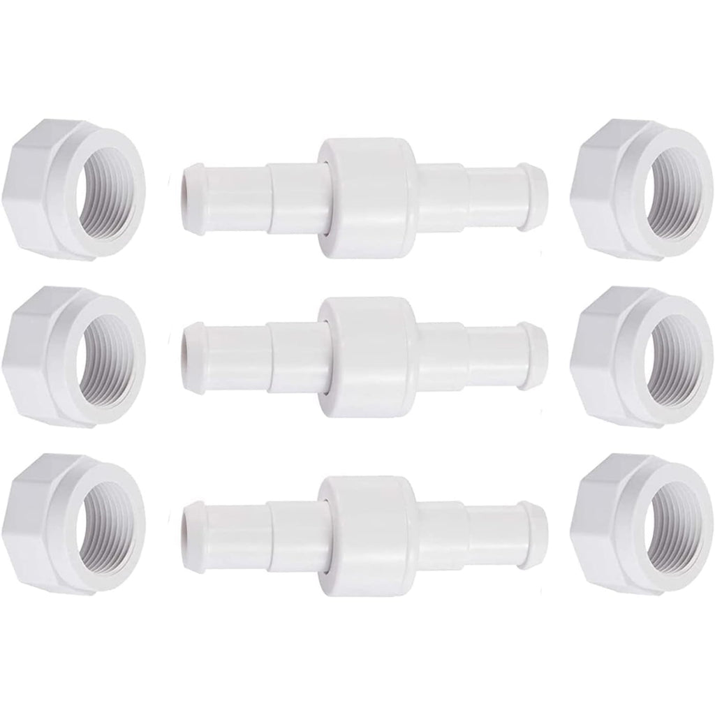 MAKHOON D20 Hose Swivel with D15 Nut - Compatible with Zodiac Polaris 280, 380, 180 Pool Cleaner Hose Swivel, Replacement Part