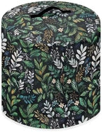 Kitchen Small Appliance Dust Covers Green Leaf Compatible 6 Quart Pressure Cooker Air Fryer Round Cover Protective Cover for Instant for Pot and Extra Accessories Home Decor