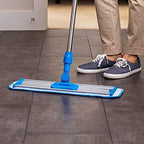 Microfiber Replacement Mop Pads, 18" x 6" Wet & Dry Home & Commercial Cleaning Refills, Colorful Reusable Floor Mop Pads, Washable Floor Cleaning Pads, 6 Pack