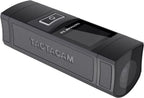 TACTACAM 6.0 Action Camera, 4k 60 FPS, 8X Zoom, Waterproof, Integrated Image Stabilization, One Touch Operation (6.0) Replacement Battery + Mount Options (Barrel Mount)