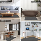 Office Chair Mat for Hardwood Floor&Tile,55"x35" Anti-Slip Desk Chair Mat,Low-Pile Mat,Multi-Purpose Hardwood Floor Protector for Office,Home (Grey, 35 * 55IN)